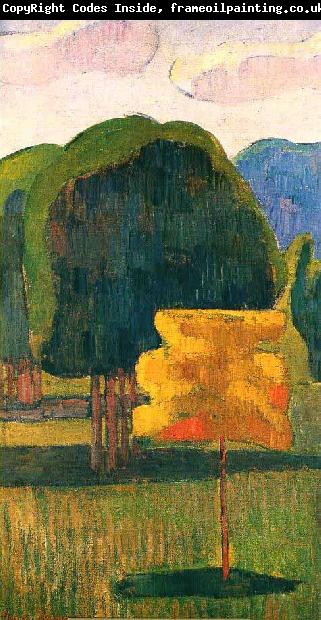Emile Bernard The yellow tree